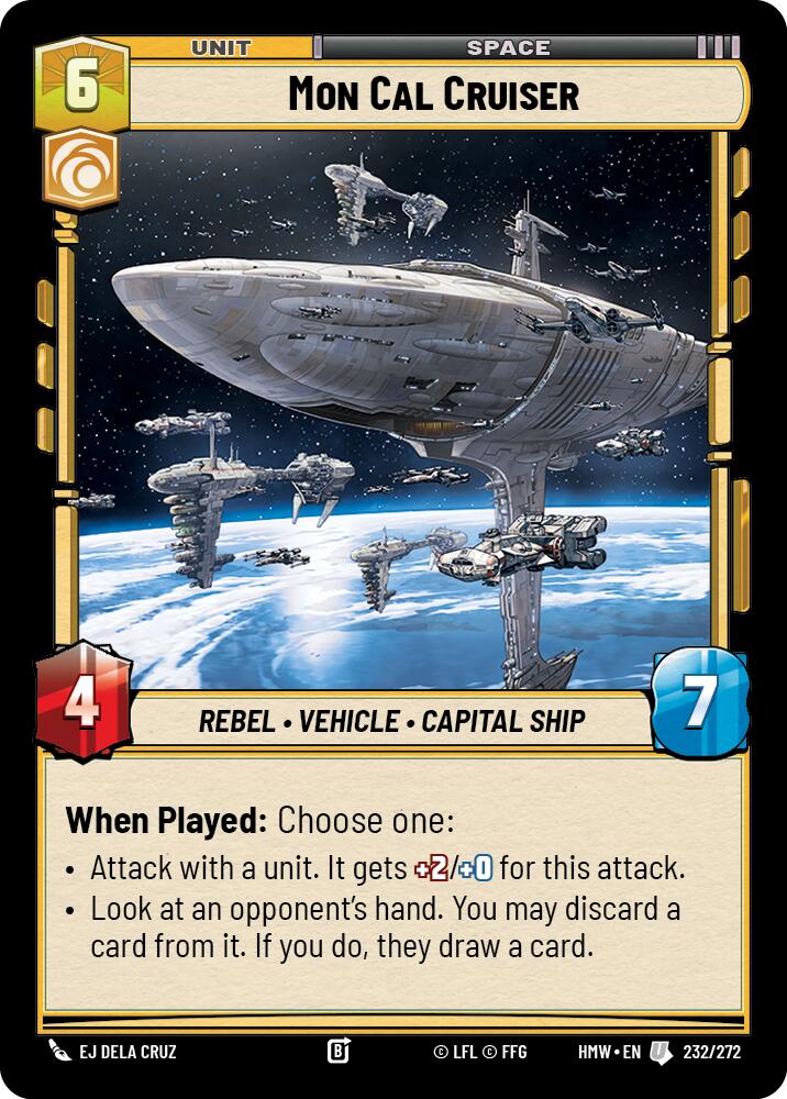 Mon Cal Cruiser (232/272) (232/272) [Homeworlds]