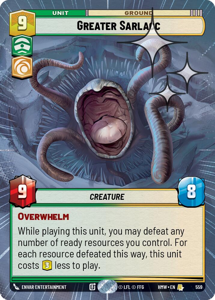 Greater Sarlacc (559) (Hyperspace Foil) (559) [Homeworlds]
