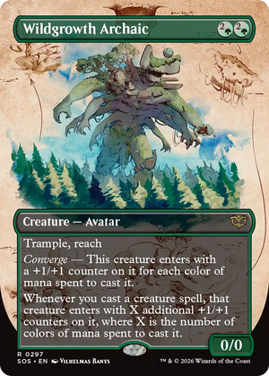 Wildgrowth Archaic (Borderless) [Secrets of Strixhaven]
