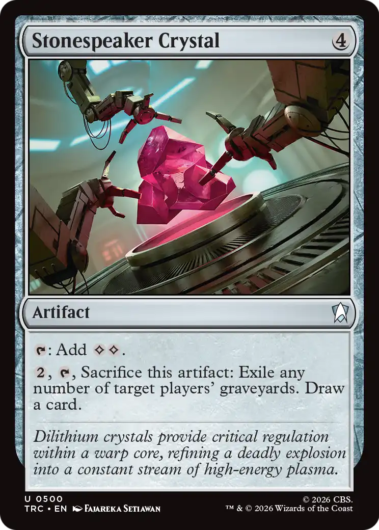 Stonespeaker Crystal (Surge Foil) [Star Trek Commander]