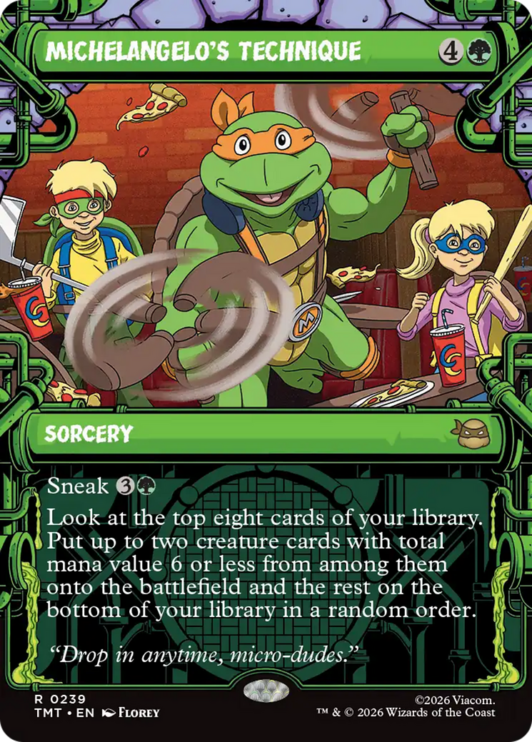 Michelangelo's Technique (Showcase) [Teenage Mutant Ninja Turtles]