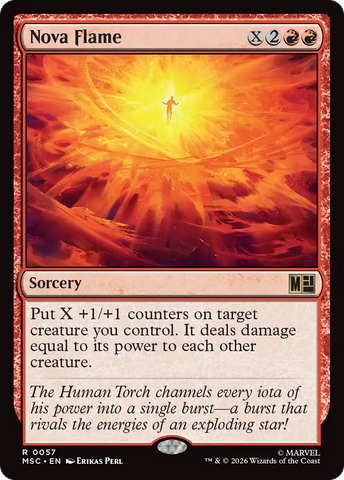 Nova Flame (Surge Foil) [Marvel Super Heroes Commander]