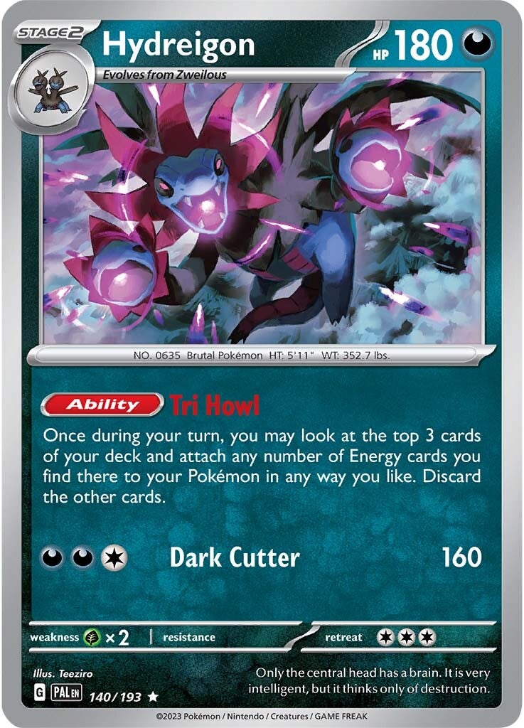 Hydreigon (140/193) [Scarlet & Violet: Paldea Evolved]