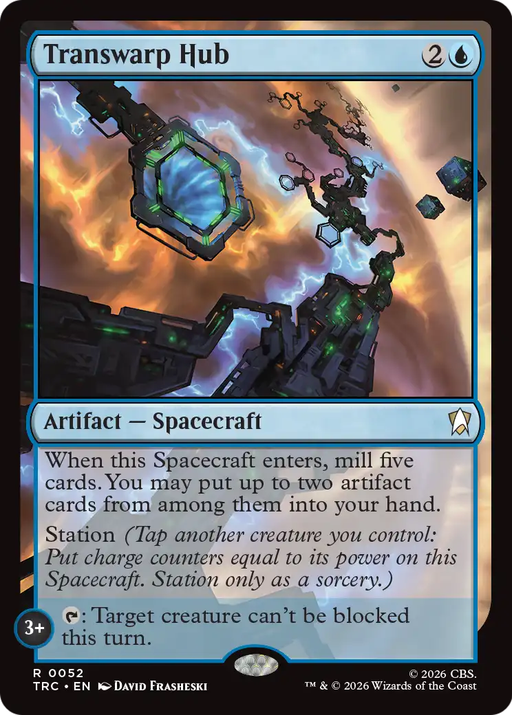 Transwarp Hub (Surge Foil) [Star Trek Commander]