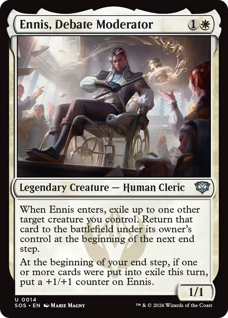 Ennis, Debate Moderator [Secrets of Strixhaven]