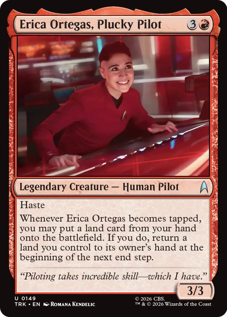 Erica Ortegas, Plucky Pilot [Star Trek]