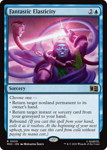 Fantastic Elasticity (Surge Foil) [Marvel Super Heroes Commander]