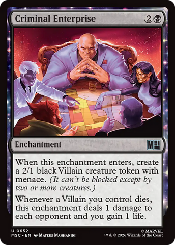 Criminal Enterprise [Marvel Super Heroes Commander]