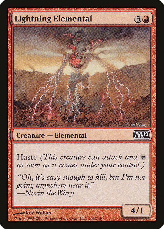 Lightning Elemental [Magic 2012]