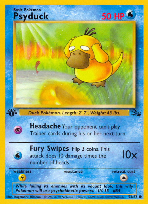 Psyduck (53/62) [Fossil 1st Edition]