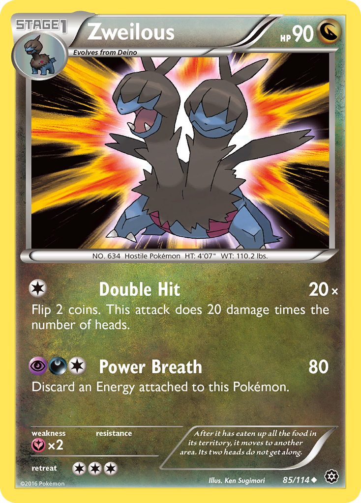 pokemon card zweilous Zweilous - 147/086 147 - SV White Flare Holofoil