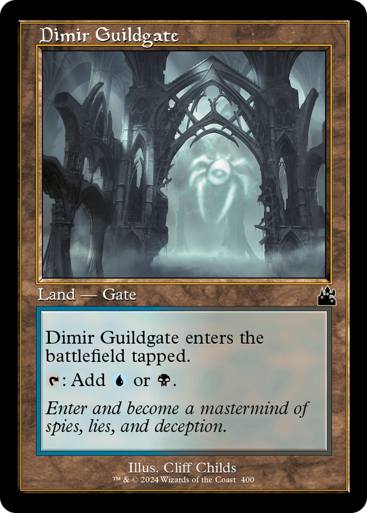 Dimir Guildgate (Retro Frame) [Ravnica Remastered]