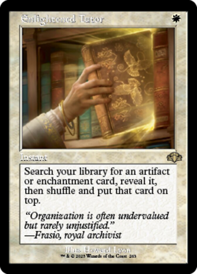 Enlightened Tutor (Retro) [Dominaria Remastered]