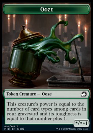 Clue // Ooze Double-Sided Token [Innistrad: Midnight Hunt Tokens]