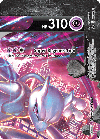 Mewtwo V-Union (SWSH160) [Sword & Shield: Black Star Promos]