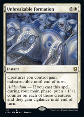 Unbreakable Formation [Commander Legends: Battle for Baldur's Gate]