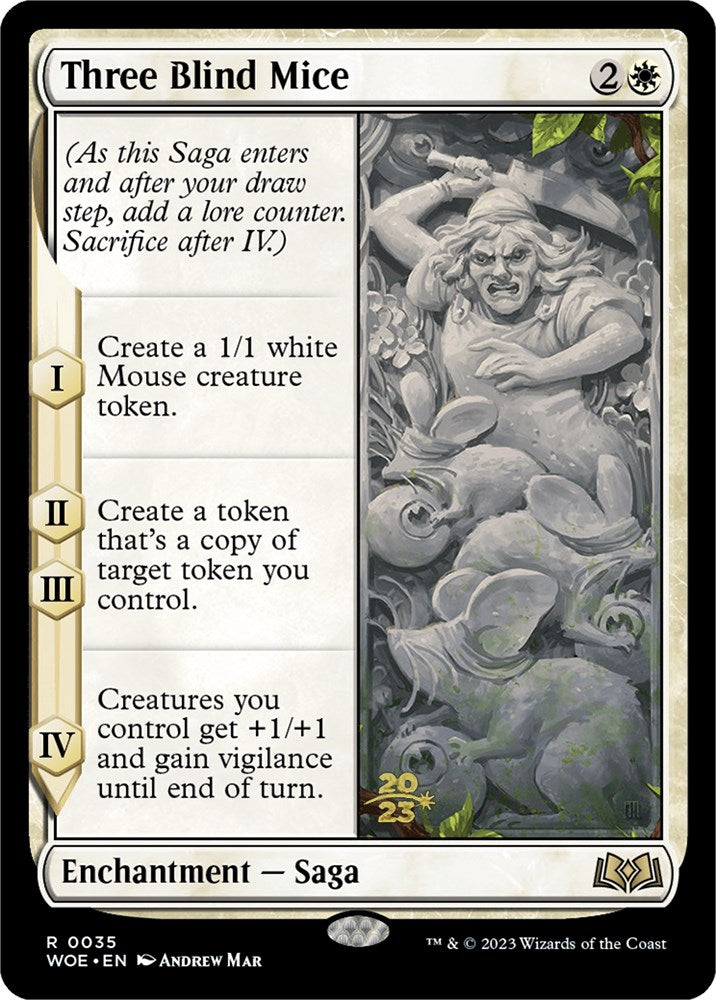 Three Blind Mice [Wilds of Eldraine Prerelease Promos]