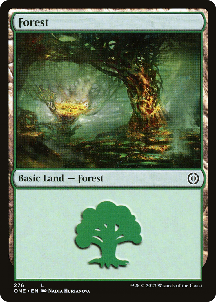 Forest (276) [Phyrexia: All Will Be One]