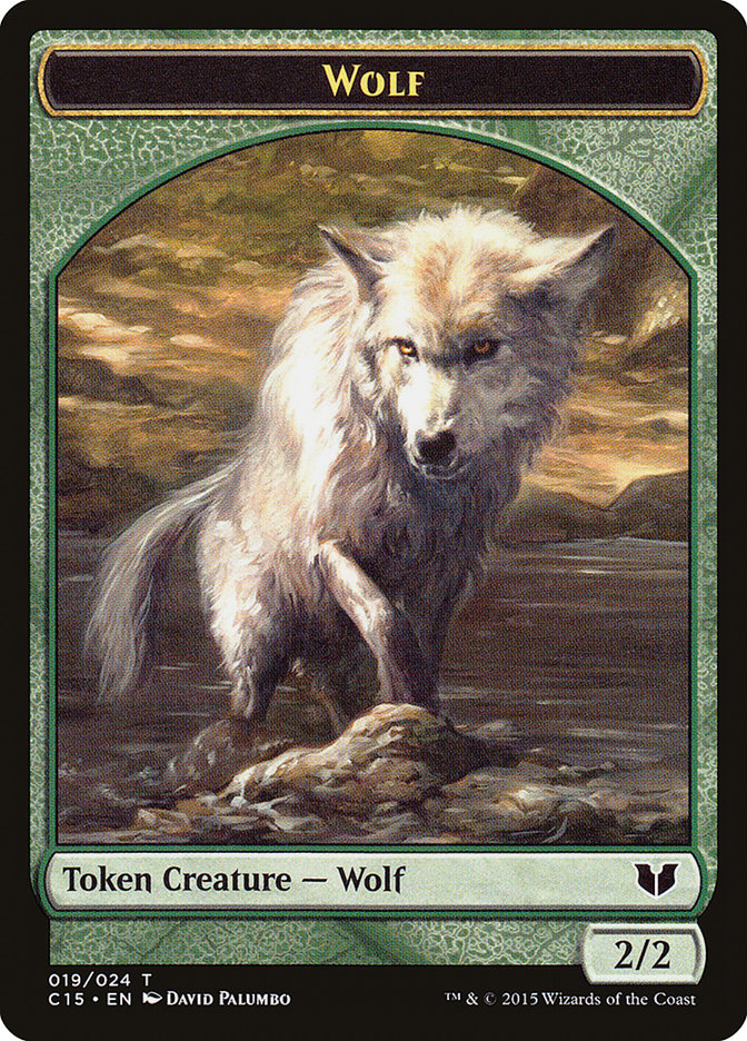 Wolf Token [Commander 2015 Tokens]
