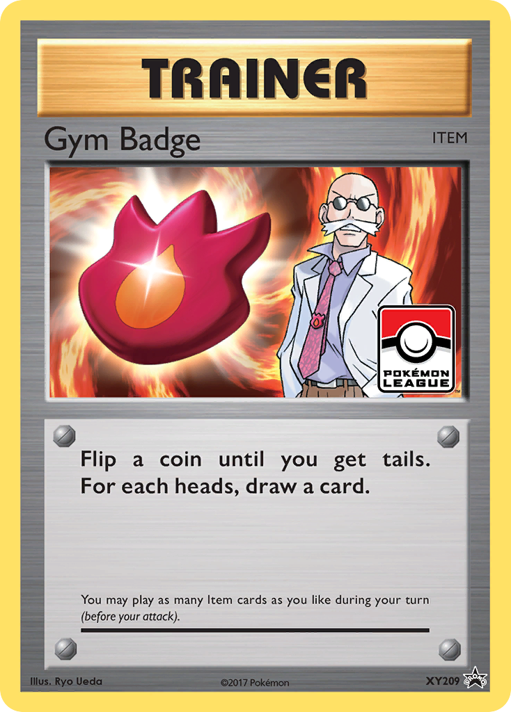 Gym Badge (XY209) (Blaine) [XY: Black Star Promos]