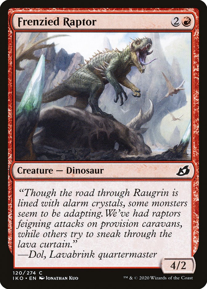 Frenzied Raptor [Ikoria: Lair of Behemoths]