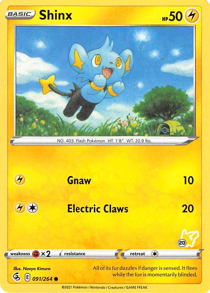 Shinx (091/264) (Pikachu Stamp