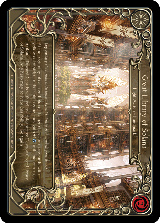 Great Library of Solana [MON000-CF] 1st Edition Cold Foil