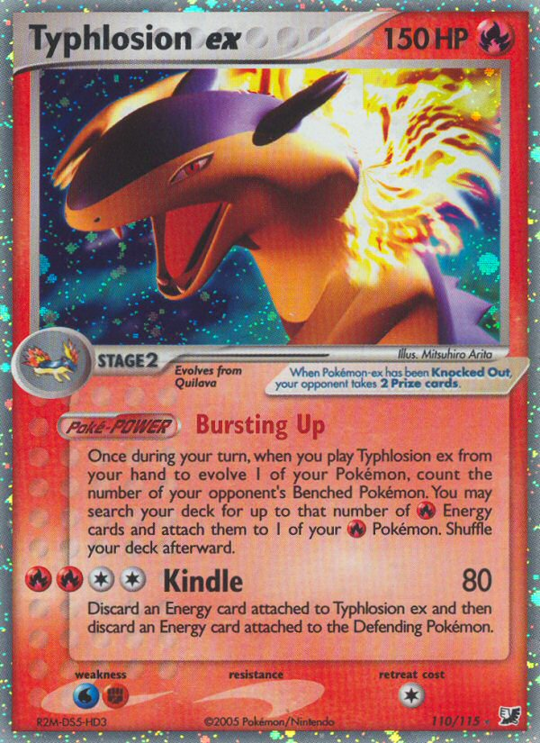 Typhlosion ex (110/115) [EX: Unseen Forces]