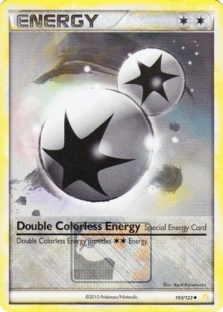 Double Colorless Energy (103/123) (League Promo) [HeartGold & SoulSilver: Base Set]