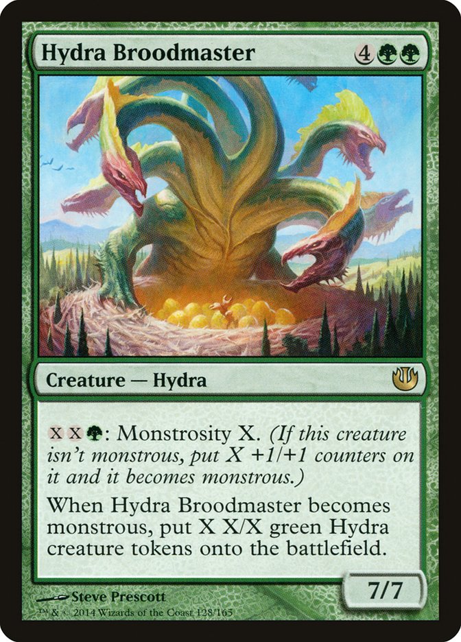 hydra card mtg Magic The Gathering - Foundations - Mossborn (Extended Art) This creature fights target creature you dont control Commander Hydra Deck - Mono