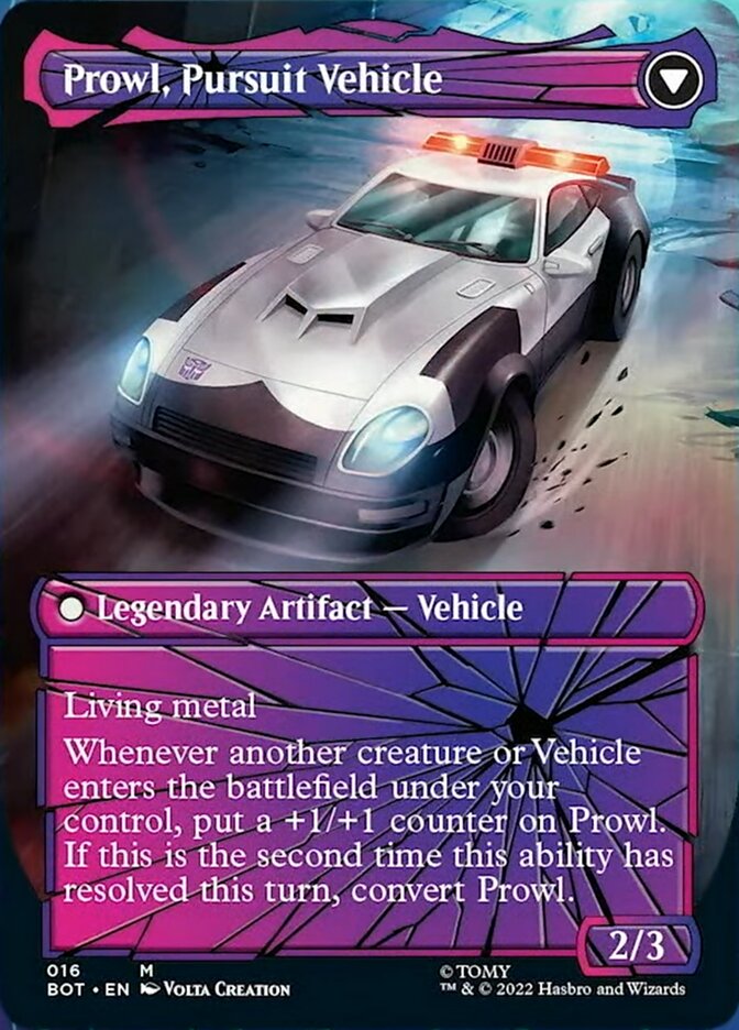 prowl cards mtg Prowl, Stoic Strategist // Prowl, Pursuit Vehicle (Shattered Glass) [T