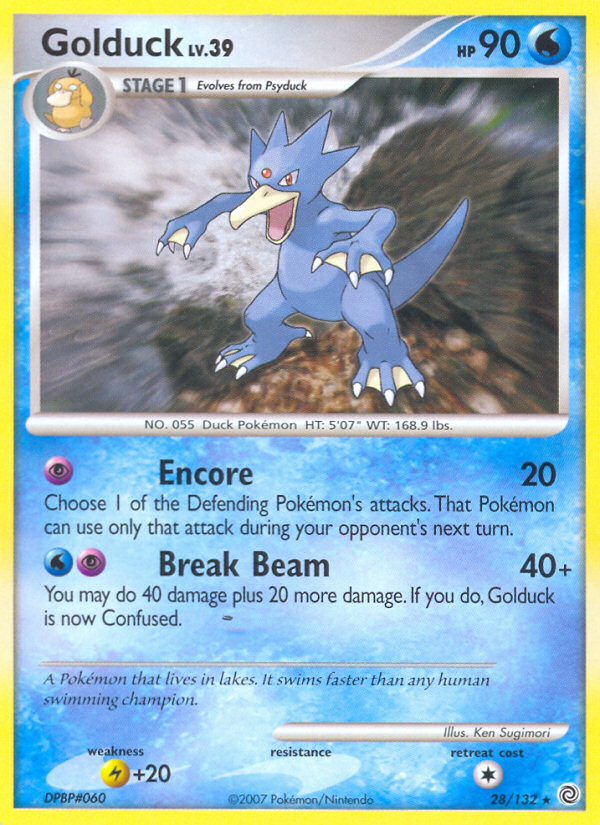 gold duck pokemon card Fossil Golduck 35/62 Ucommon PokeGirlJenni Water Water Golduck | Pokmon Cards and
