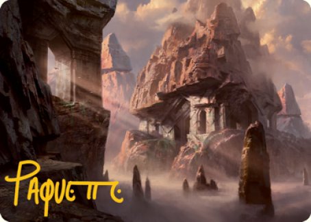 Mountain (277) Art Card (Gold-Stamped Signature) [Dungeons & Dragons: Adventures in the Forgotten Realms Art Series]