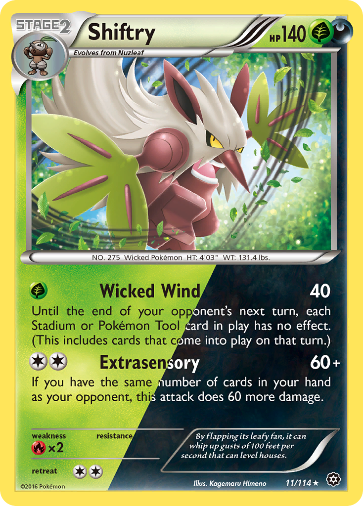 Shiftry (11/114) [XY: Steam Siege]