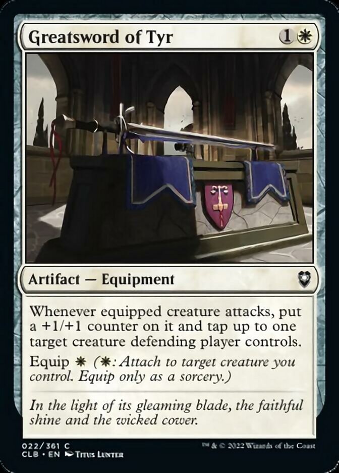 Greatsword of Tyr [Commander Legends: Battle for Baldur's Gate]