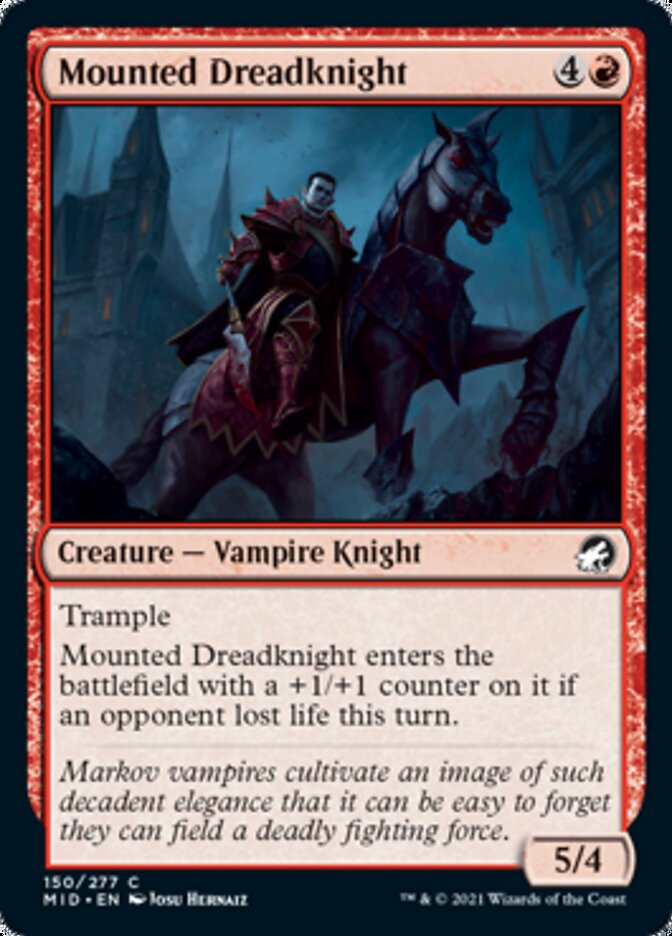 Mounted Dreadknight [Innistrad: Midnight Hunt]