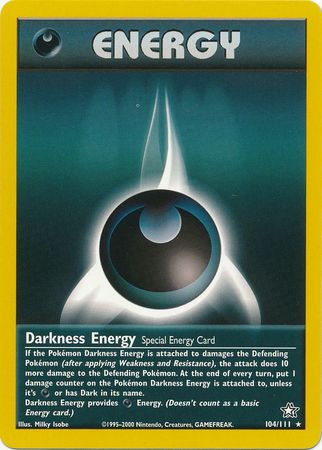Darkness Energy (104/111) [Neo Genesis Unlimited]