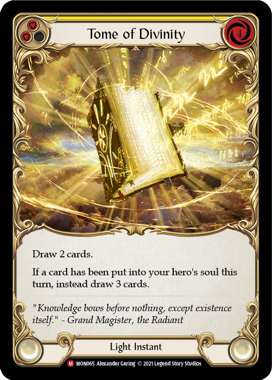 Tome of Divinity [MON065-RF] 1st Edition Rainbow Foil