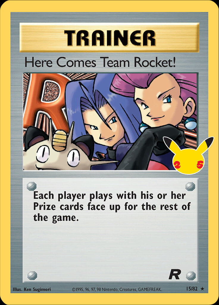 Here Comes Team Rocket! (15/82) [Celebrations: 25th Anniversary - Clas Here Comes Team Rocket! (15/82) [Celebrations: 25th Anniversary - Clas