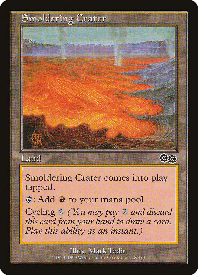 Smoldering Crater [Urza's Saga]