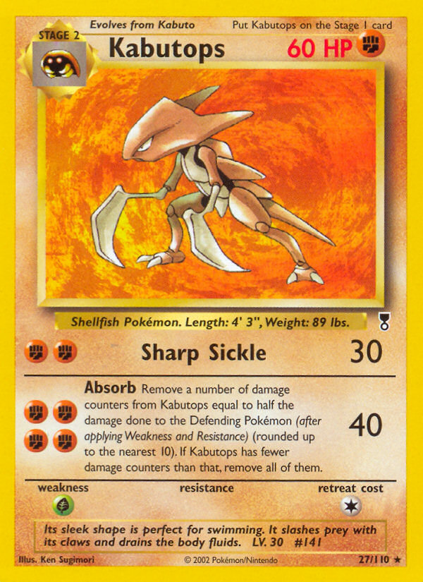 Kabutops (27/110) [Legendary Collection]